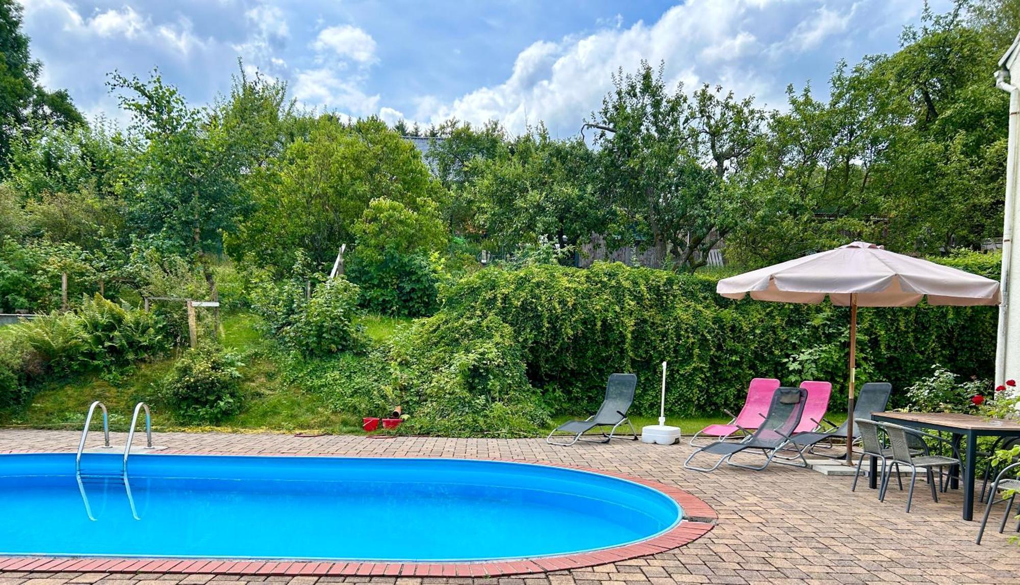 Ferienwohnungen 1 Bis 4 "Pumphut'S Scheune" Lengenfeld  Exteriör bild